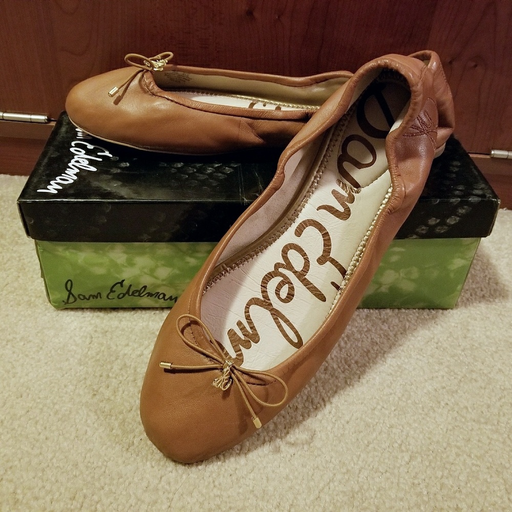 Sam Edelman Felicia Ballet Flat in Saddle